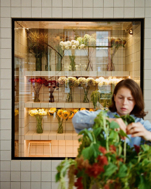 Visiting Liza Langen’s floral design studio
