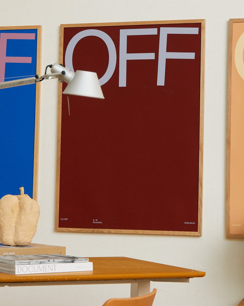 Framed poster with 
