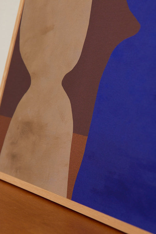 Conversation in Blue