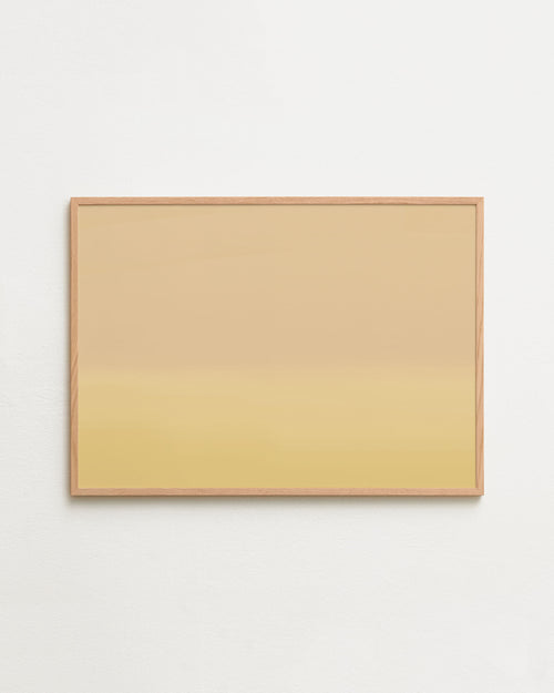 Gradient color swatch from beige to gold on a white background