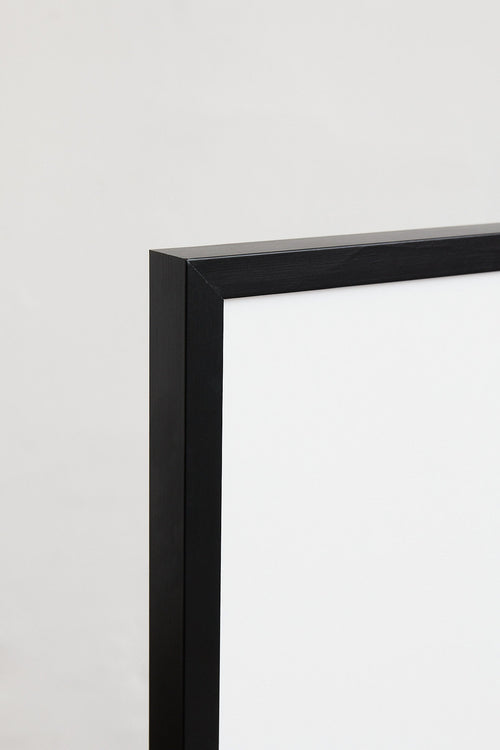 Black wooden frame