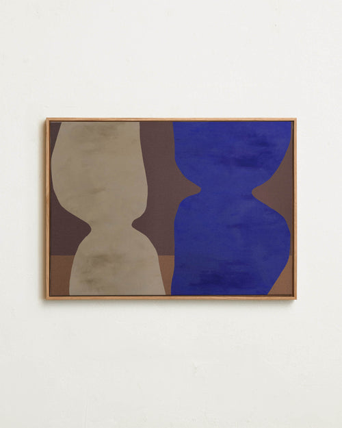 Canvas - Conversation in Blue