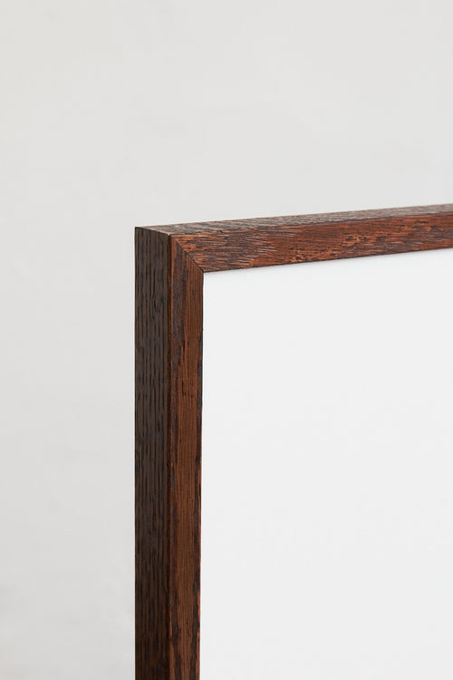 Dark wooden frame