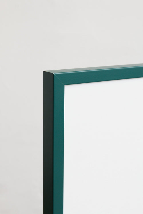 Green wooden frame