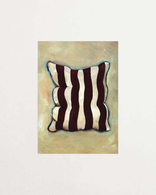 Wide stripe pillow