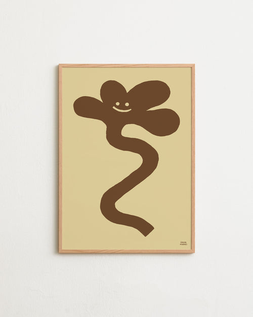 Wavy Flower Beige