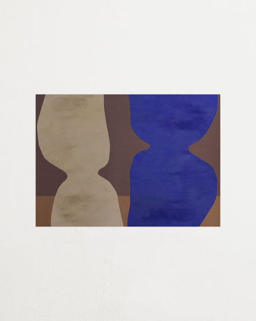 Conversation in Blue