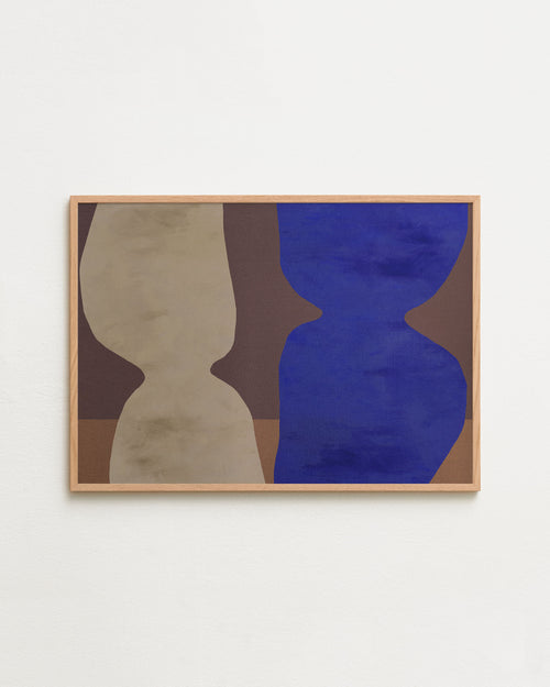 Conversation in Blue