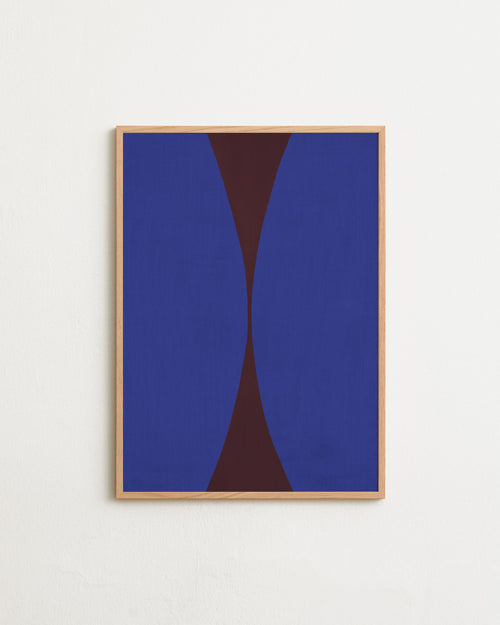 Shape Blue Burgundy