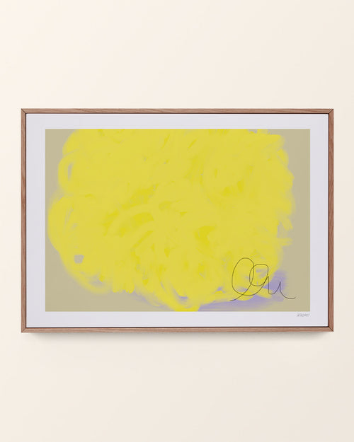 Ljudabsorbent ljus Ekram - Limoncello - Abstracta x Wall of Art