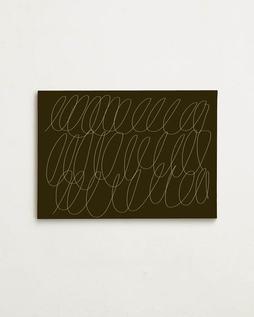 Canvas - Sloppy Swirls Deep