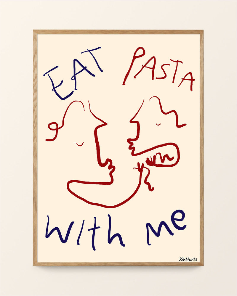 Eat pasta with me