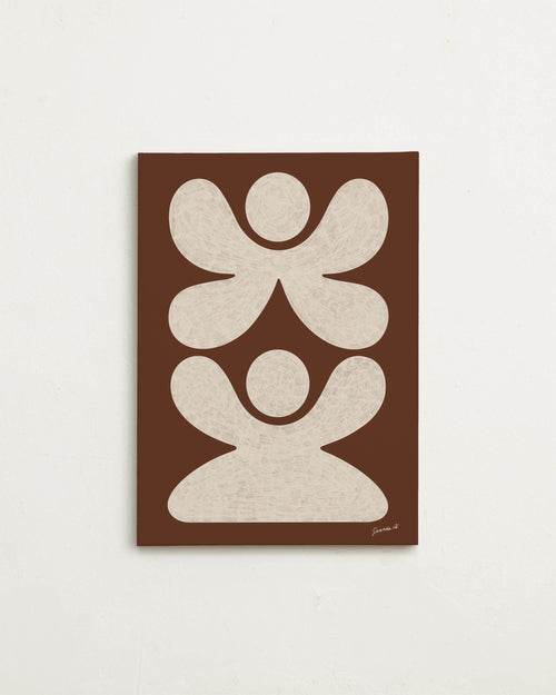 Canvas - Figures Brown