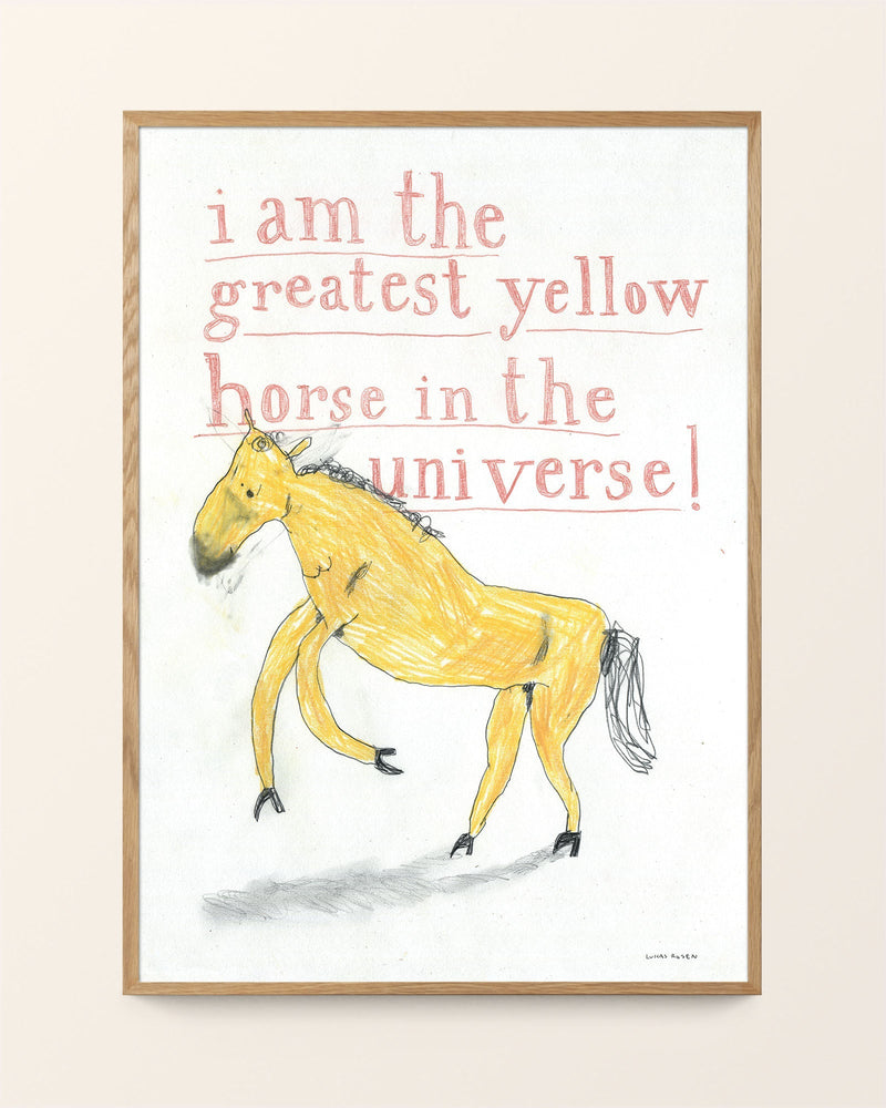 The greatest yellow horse