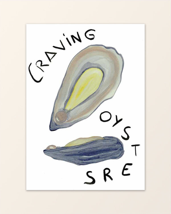 Marta Leyva Craving Oysters Konstposter