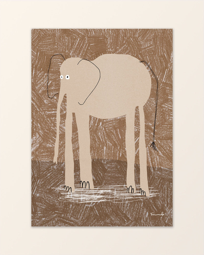 Saulo Elephant Print